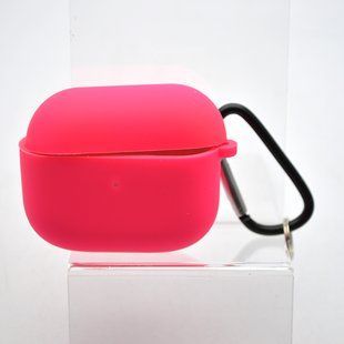 Чехол Silicon Case с микрофиброй для AirPods 3 Barby Pink