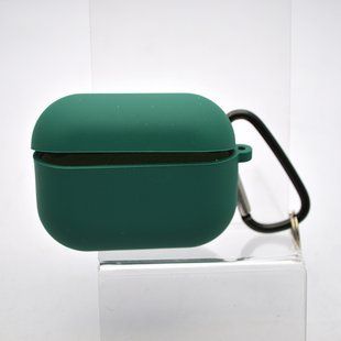 Чехол Silicon Case с микрофиброй для AirPods Pro 2 Pine Gree/Зеленый