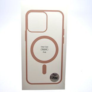 Чохол накладка з MagSafe Clear Case Magnetic для Apple iPhone 12 Pro Max Pink Sand