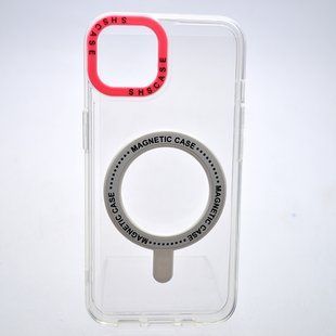 Чехол накладка с MagSafe Colored Ring Case для Apple iPhone 13 Barbie Pink