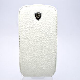 Чохол книжка Brum Premium Samsung i9500 Galaxy S4 Model №47 Білий
