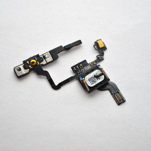 Шлейф iPhone 4 на выключатель + микрофон Original