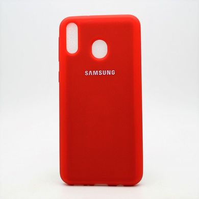 Матовий чохол New Silicon Cover для Samsung M205 Galaxy M20 (2019) Red (C)