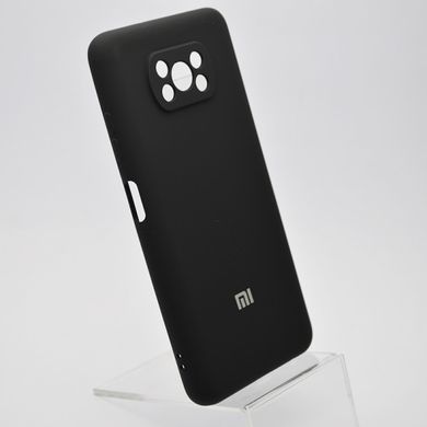 Чехол накладка Full Silicon Cover для Xiaomi Poco X3 Black