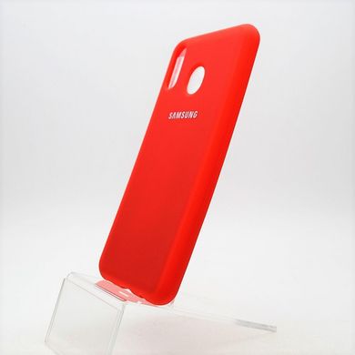 Матовый чехол New Silicon Cover для Samsung M205 Galaxy M20 (2019) Red (C)