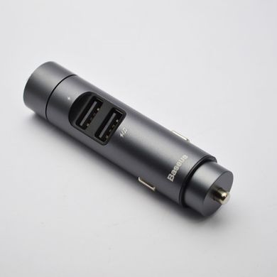 Модулятор FM Baseus Energy Column MP3 Charger 2USB 3.1A (CCNLZ-0G) Grey