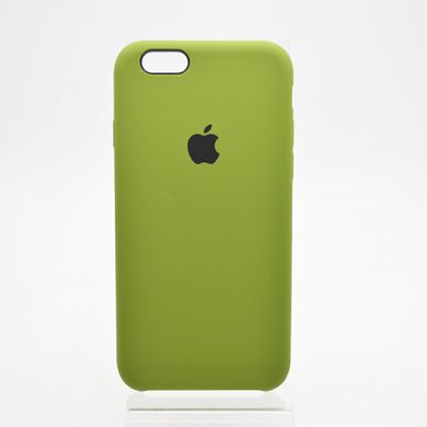 Чехол накладка Silicon Case для iPhone 6/6S Army Green