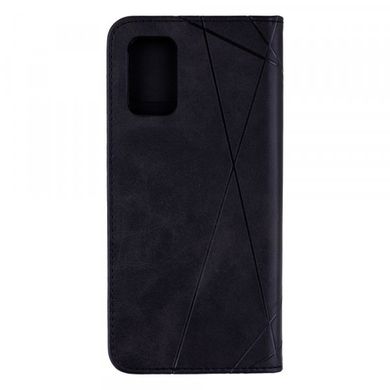 Кожаный чехол-книжка Business Leather для Samsung A02s Black