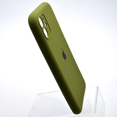 Силиконовый чехол накладка Silicon Case Full Camera для iPhone 11 Pine Forest Green