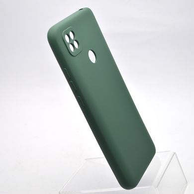 Чохол накладка Silicon Case Full Camera для Xiaomi Redmi 9C/Redmi 10A Dark Green