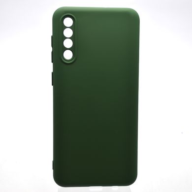 Чехол накладка Silicon Case Full Camera Lakshmi для Samsung A30s/A50 Galaxy A307/A505 Dark Green