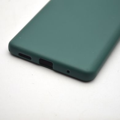 Чехол накладка Silicon Case Full Cover для Xiaomi Redmi Note 10 Pro Dark Green