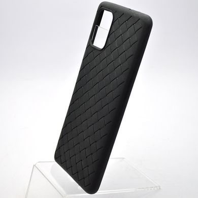 Чехол накладка Weaving Samsung A715 Galaxy A71 Черный