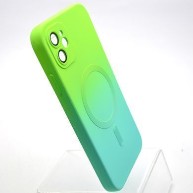 Чохол накладка з MagSafe Bright Case для Apple iPhone 12 Green-Turquoise