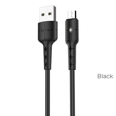 Кабель Hoco X30 Star MicroUSB 2A 1.2m Чорний