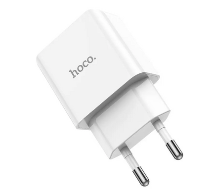 Сетевое зарядное устройство Hoco C106A Leisure 1USB 2.1A White