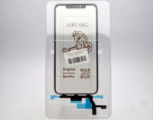 Тачскрін (Сенсор) Apple iPhone XS Max (PN: 821-02157-A) з мікросхемою та плівкою ОСА Original/Оригінал, Чорний