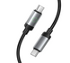 Кабель Hoco X117 Fresh Type-C to Type-C 60W 1m Black