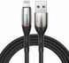 Кабель Baseus Horizontal Data Lightning USB Cable 2.4A 1m Black (CALSP-B)