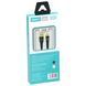 Кабель ANSTY S-053-T Type-C 100W 1M Nylon LED Чорний