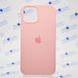 Чехол матовый с логотипом Silicon Case для iPhone 12/12 Pro Light Pink