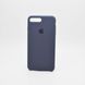 Чехол накладка Silicon Case for iPhone 7 Plus/8 Plus Midnight Blue (08) (C)