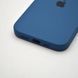 Чохол накладка Silicon Case для Apple iPhone 13 Bird Feather Moniror, Синій