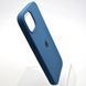 Чохол накладка Silicon Case для Apple iPhone 13 Bird Feather Moniror, Синій