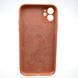 Силіконовий чохол накладка Silicon Case Full Camera для iPhone 11 Begonia