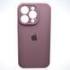 Силіконовий чохол накладка Silicon Case Full Camera для iPhone 14 Pro Black Currant