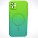 Чохол накладка з MagSafe Bright Case для Apple iPhone 12 Green-Turquoise