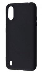 Чехол накладка WAVE Colorful Case (TPU) Samsung Galaxy A01 (A015F) (black)
