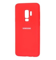 Матовий чохол New Silicon Cover для Samsung G965 Galaxy S9 Plus Red Copy