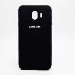 Матовый чехол New Silicon Cover для Samsung J400 Galaxy J4 2018 Black Copy