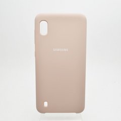 Чехол накладка Silicon Cover for Samsung A105/M105 Galaxy A10/M10 Sand Pink Copy
