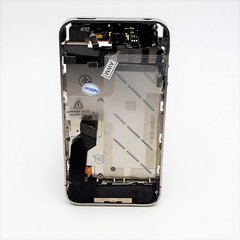 Середня частина корпусу Apple iPhone 4S в комплекті зі шлейфами, камерою, чорним роз'ємом живлення