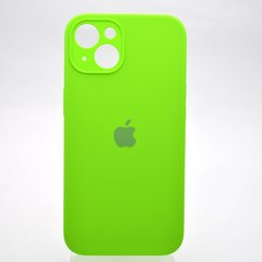 Чехол накладка Silicon Case Full camera для iPhone 13 Green/Салатовый