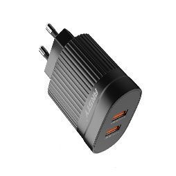 Мережевий зарядний пристрій ANSTY C-015-A with Micro USB cable 2USB 2.4A Чорний