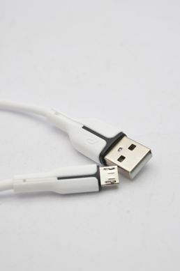 Кабель USB Veron MS06 Silicon Cable Micro usb 1M White, Білий
