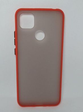 Чохол з напівпрозорою задньою кришкою Matte Color Case TPU для Xiaomi Redmi 9C Red