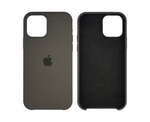 Чохол накладка Silicon Case для iPhone 12 Pro Max Dark Gray/Темно-сірий