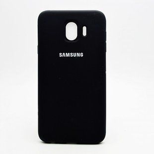 Матовий чохол New Silicon Cover для Samsung J400 Galaxy J4 2018 Black (C)