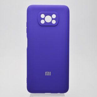 Чохол накладка Full Silicon Cover для Xiaomi Poco X3 Purple