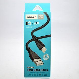 Кабель ANSTY Z-030-I Lightning 3A 1M Black