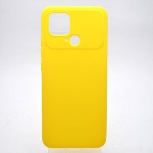 Чехол силиконовый защитный Candy для Xiaomi Redmi 10C/Poco C40 Желтый