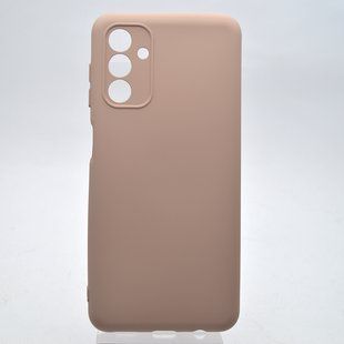 Силиконовый чехол накладка Silicon Case Full Camera Lakshmi для Samsung A047 Galaxy A04s Pink Sand/Бежевый
