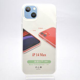 Чехол силиконовый защитный Veron TPU Case для iPhone 14 Plus (Max) Прозрачный