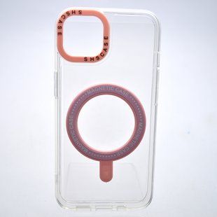 Чехол накладка с MagSafe Colored Ring Case для Apple iPhone 13 Pink