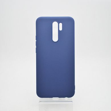 Чехол накладка Silicon Case Full Protective for Xiaomi Redmi 9 Blue