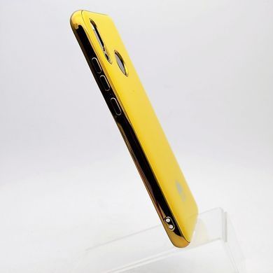 Чехол глянцевый с логотипом Glossy Silicon Case для Huawei P Smart 2019 / Honor 10 Lite Yelow